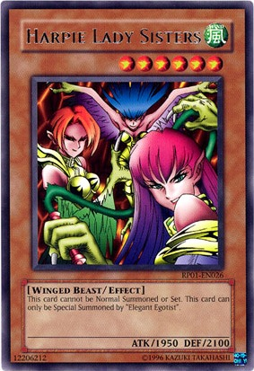 Harpy Lady Sisters [RP01-EN026] Rare 