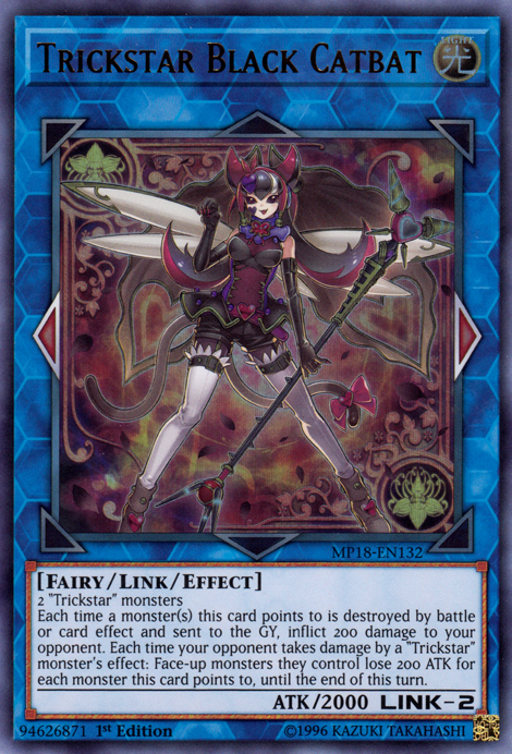 Trickstar Black Catbat [MP18-EN132] Ultra Rare 