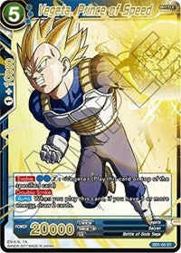 Vegeta, Prince of Speed ​​(Foil) (SD1-05) [Galactic Battle] 