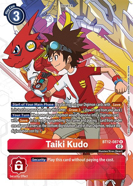 Taiki Kudo [BT12-087] (Alternate Art) [Across Time] 