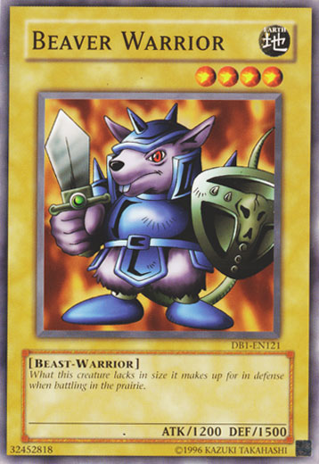 Beaver Warrior [DB1-EN121] Common 