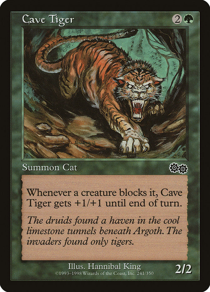 Cave Tiger [Urza's Saga] 
