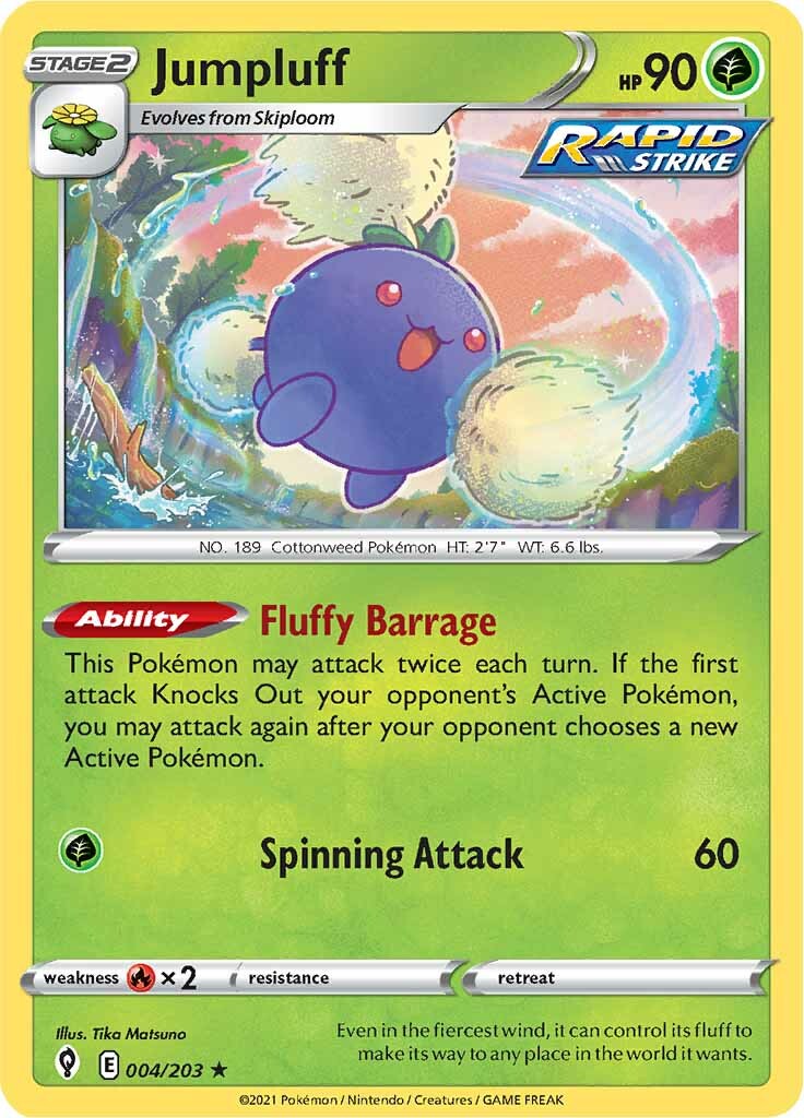Jumpluff (004/203) [Sword &amp; Shield: Evolving Skies] 