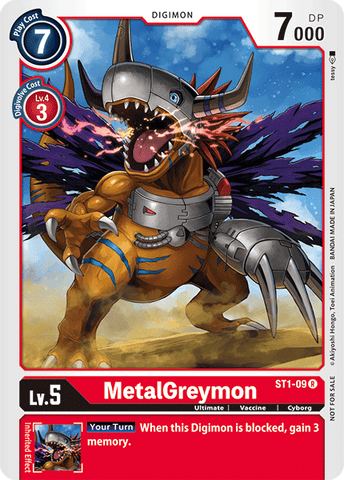 MetalGreymon [ST1-09] (Tamer Battle Pack) [Starter Deck: Gaia Red Promos] 