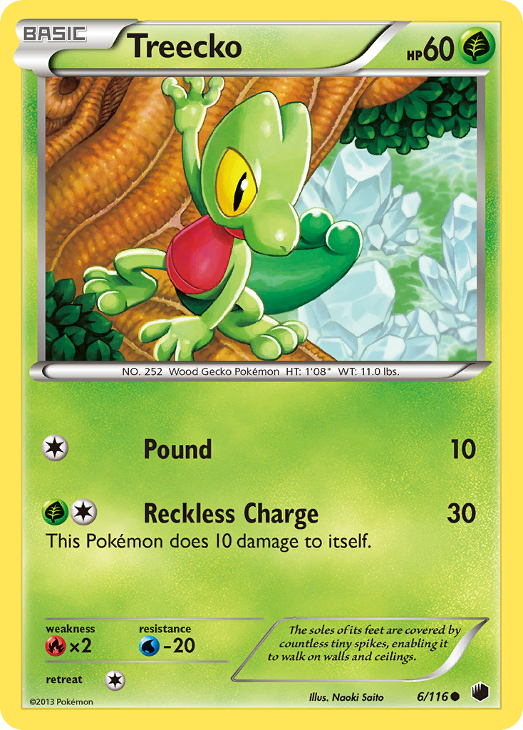 Treecko (6/116) [Black &amp; White: Plasma Freeze] 