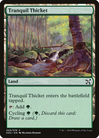 Tranquil Thicket [Duel Decks: Elves vs. Inventors] 