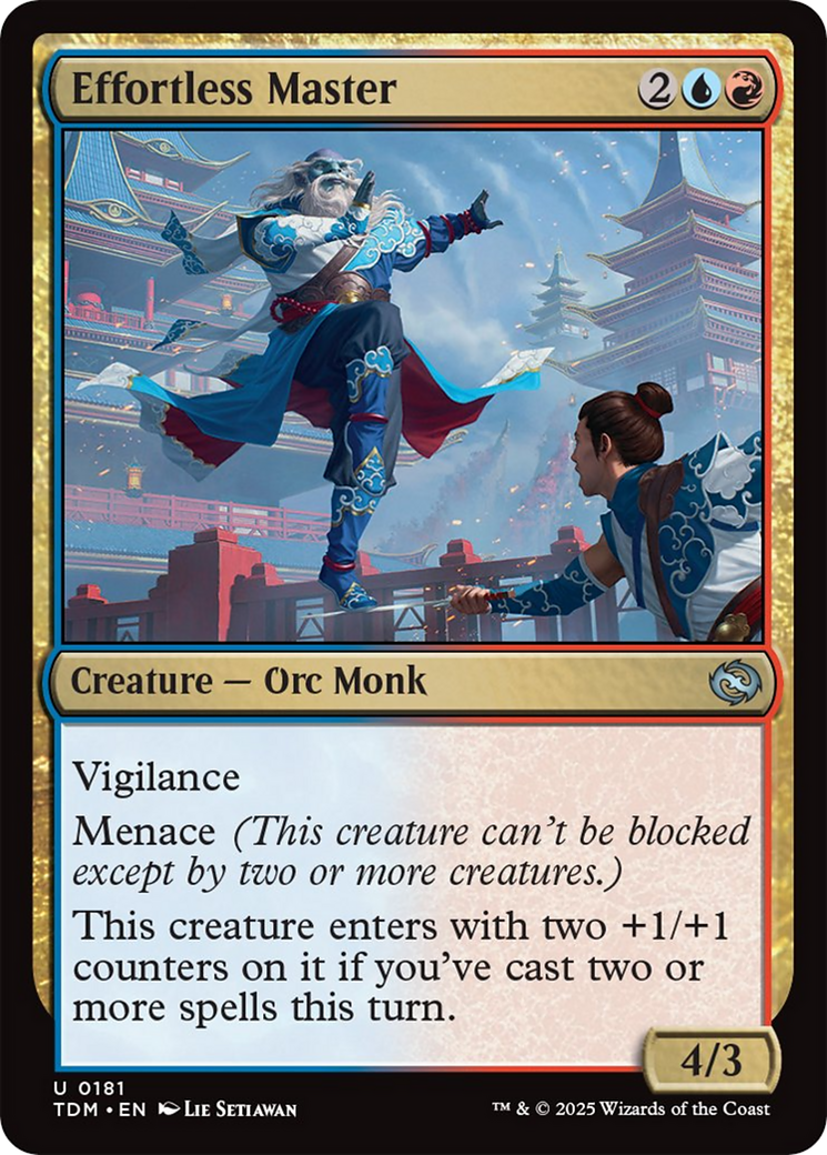 Effortless Master [Tarkir: Dragonstorm] 