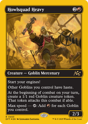 Howlsquad Heavy (First-Place Foil) [Aetherdrift] 