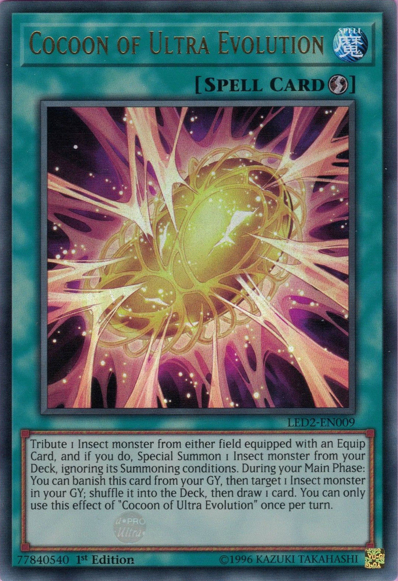 Cocoon of Ultra Evolution [LED2-EN009] Ultra Rare 