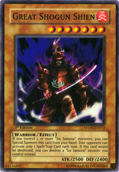 Great Shogun Shien [STON-EN013] Super Rare 
