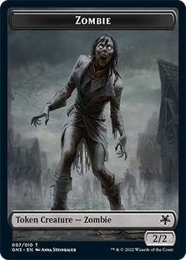 Zombie // Jeton double face Angel [Soirée de jeux : jetons chacun pour tous] 