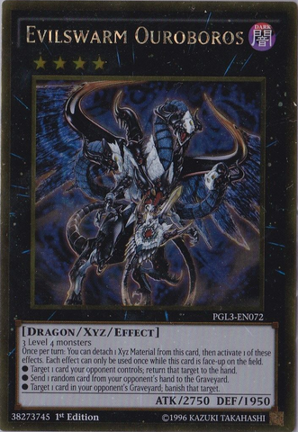 Evilswarm Ouroboros [PGL3-EN072] Gold Rare 