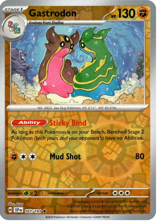 Gastrodon (107/191) [Scarlet &amp; Violet: Surging Sparks] 