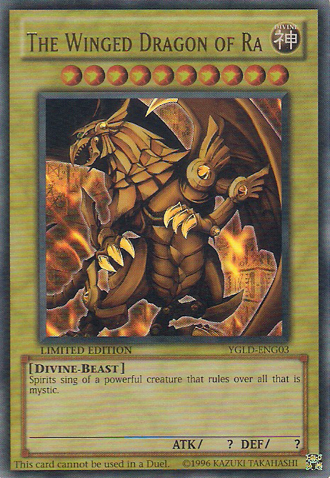 The Winged Dragon of Ra [YGLD-ENG03] Ultra Rare 