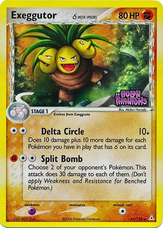 Exeggutor (41/110) (Delta Species) (Stamped) [EX: Holon Phantoms] 