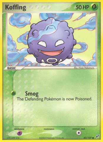 Koffing (62/107) [EX: Deoxys] 