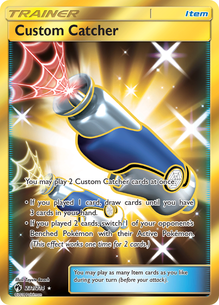 Custom Catcher (231/214) [Sun &amp; Moon: Lost Thunder] 