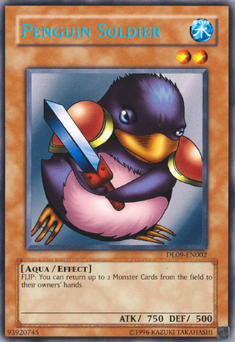 Penguin Soldier (Blue) [DL09-EN002] Rare 