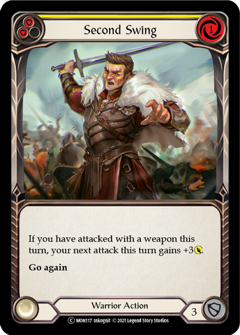 Second Swing (Yellow) [U-MON117-RF] (Monarch Unlimited) Unlimited Rainbow Foil 
