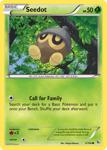 Seedot (5/106) [XY: Flashfire] 