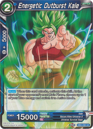 Energetic Outburst Kale (DB2-038) [Divine Multiverse] 