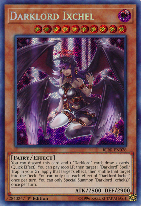 Darklord Ixchel [BLRR-EN076] Secret Rare 