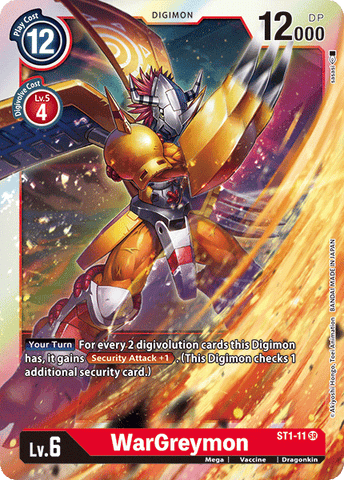WarGreymon [ST1-11] [Starter Deck: Gaia Red] 