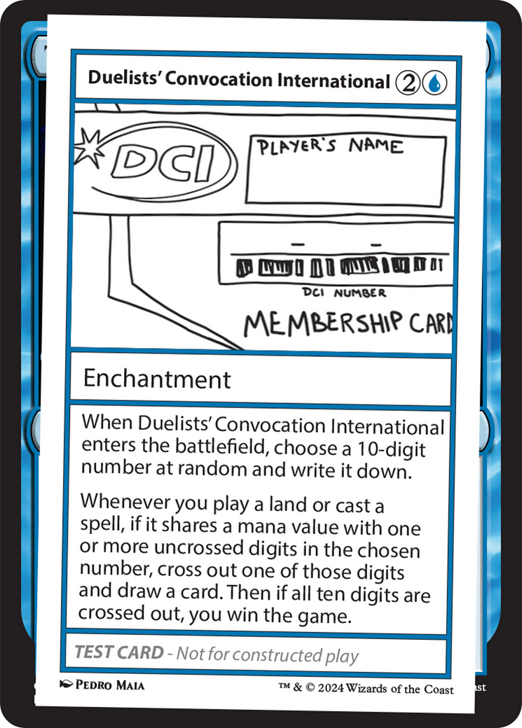Duelists' International Convocation [Mystery Booster 2 Playtest Cards] 