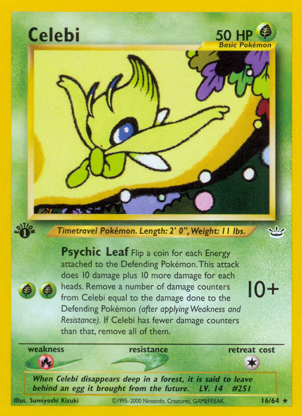 Celebi (16/64) [Neo Revelation 1st Edition] 