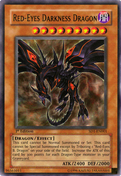 Red-Eyes Darkness Dragon [SD1-EN001] Ultra Rare 