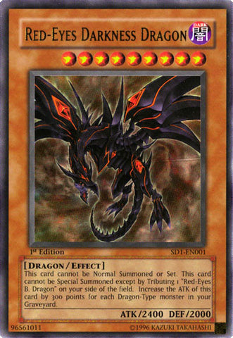 Red-Eyes Darkness Dragon [SD1-EN001] Ultra Rare 