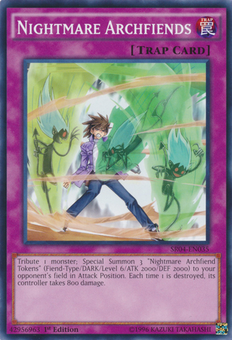 Nightmare Archfiends [SR04-EN035] Common 