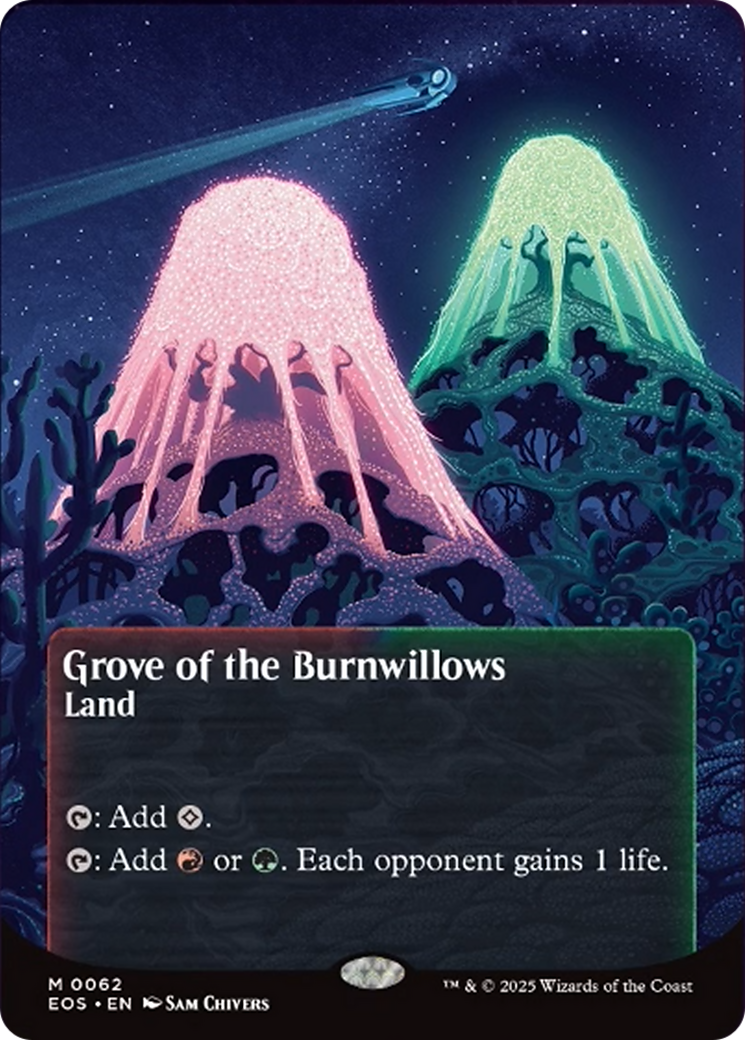 Grove of the Burnwillows (0062) (Borderless) [Edge of Eternities: Stellar Sights] 