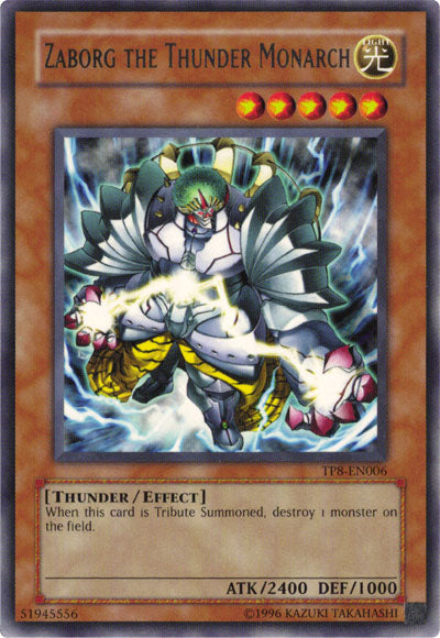 Zaborg the Thunder Monarch [TP8-EN006] Rare 