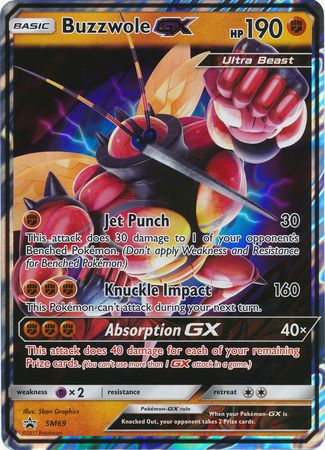 Buzzwole GX (SM69) (Jumbo Card) [Sun &amp; Moon: Black Star Promos] 