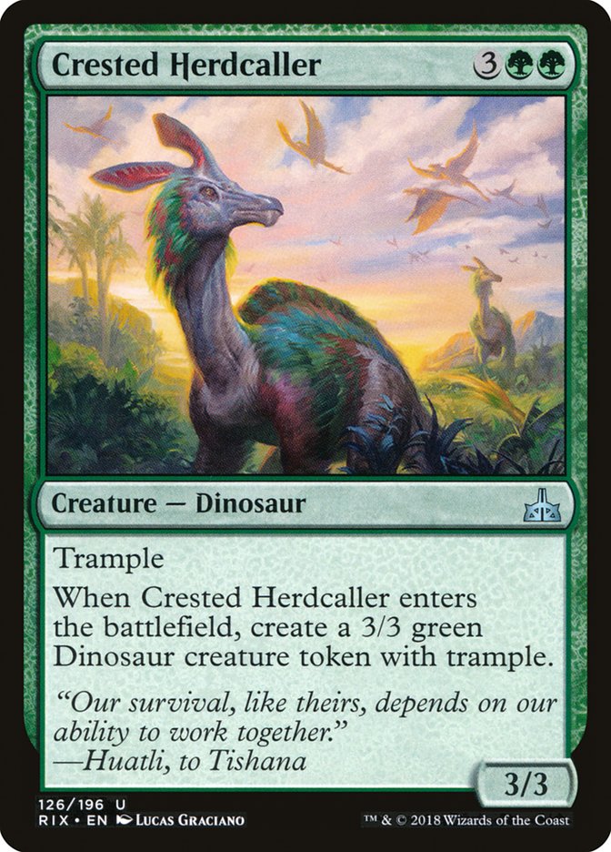 Crested Herdcaller [Rivals of Ixalan] 
