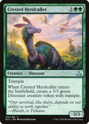 Crested Herdcaller [Rivals of Ixalan] 