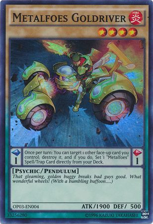 Metalfoes Goldriver [OP03-EN004] Super Rare 