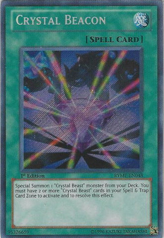 Crystal Beacon [RYMP-EN048] Secret Rare 