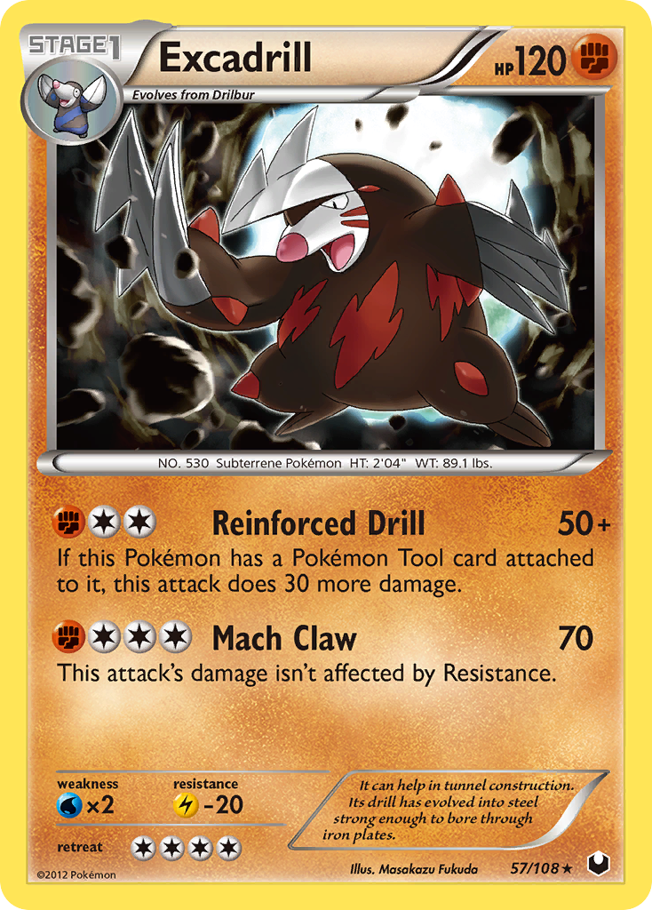 Excadrill (57/108) [Black &amp; White: Dark Explorers] 