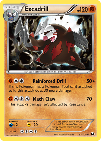 Excadrill (57/108) [Black &amp; White: Dark Explorers] 