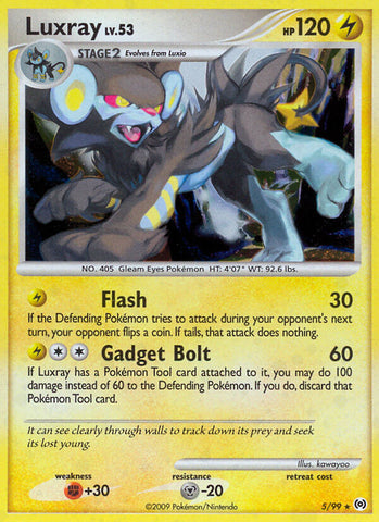 Luxray (5/99) (Theme Deck Exclusive) [Platinum: Arceus] 