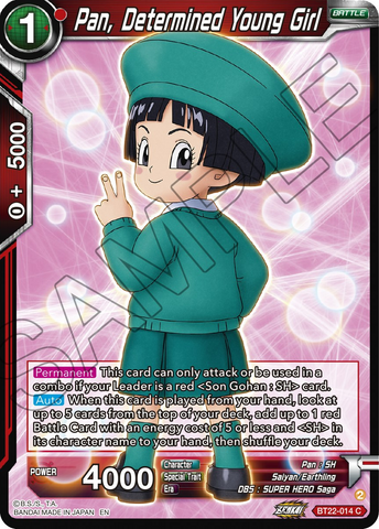Pan, Determined Young Girl (BT22-014) [Critical Blow] 