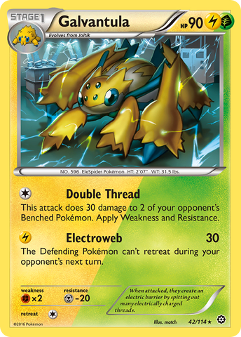 Galvantula (42/114) [XY: Steam Siege] 