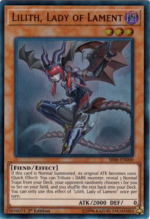 Lilith, Lady of Lament [SR06-EN000] Ultra Rare 