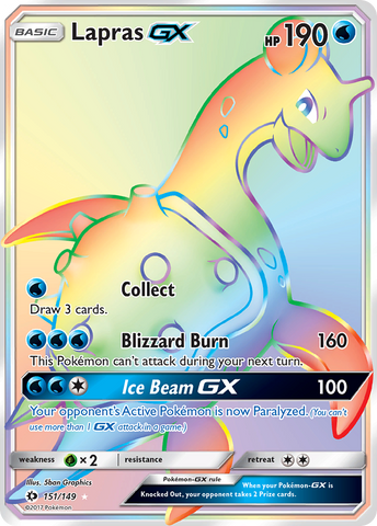 Lapras GX (151/149) [Sun &amp; Moon: Base Set] 