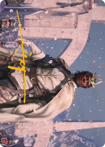 Aragorn, King of Gondor Art Card (Gold-Stamped Signature) [The Lord of the Rings: Tales of Middle-earth Art Series] 