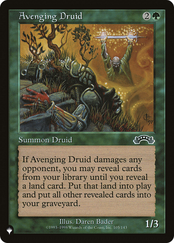 Avenging Druid [The List Reprints] 