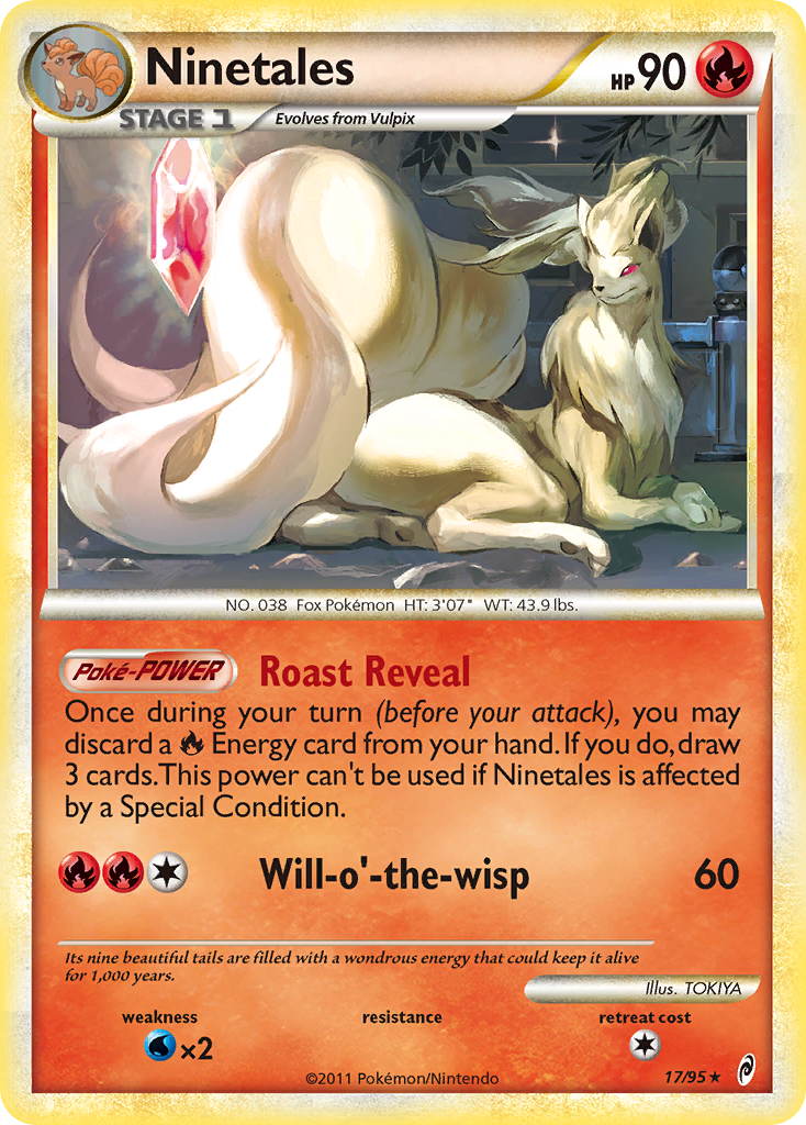 Ninetales (17/95) [HeartGold &amp; SoulSilver: Call of Legends] 