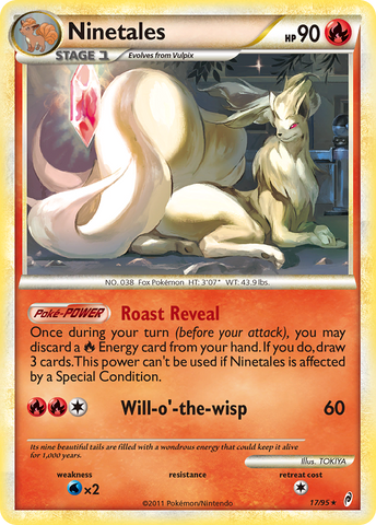 Ninetales (17/95) [HeartGold &amp; SoulSilver: Call of Legends] 